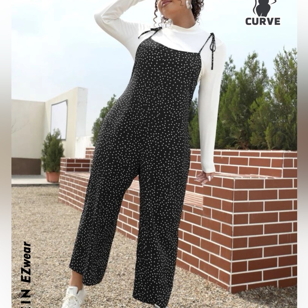 Polka dot jumpsuit